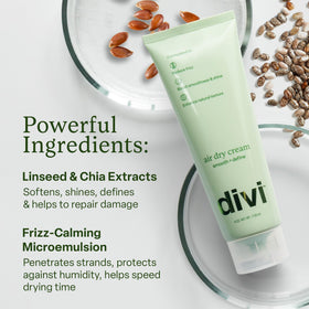 Divi Heat Free Duo styled hair with soft texture and healthy feel