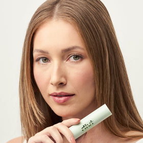 Divi Root Touch-Up Powder compact packaging is ideal for travel in a purse or pocket.