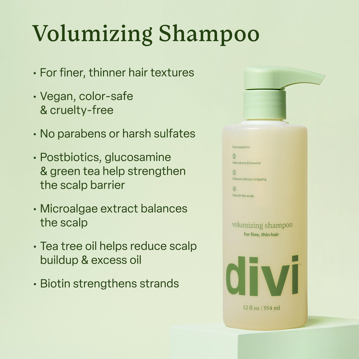 Divi Strand Plumping Cream application thickens damp hair for volume