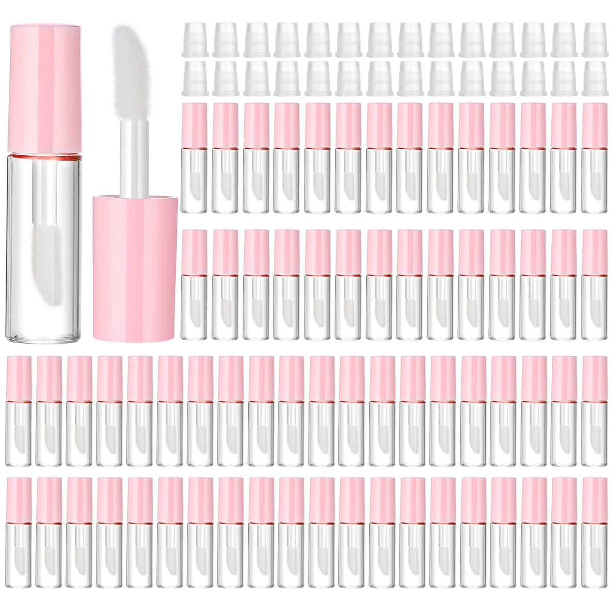 DIVINA VITAE 1-2ml lip gloss tubes with wand for mess-free filling and precise application