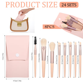 DIVINA VITAE nylon bristles provide soft, skin-friendly blending and precision