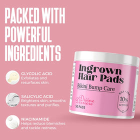 Divine Derriere dual-textured pads for precise coverage on targeted areas.