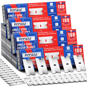 DIYSELF 10-pack box of razor blades for versatile DIY tasks