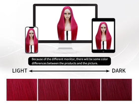 DJFG Burgundy Wig daily wear ready design supports comfort all day.