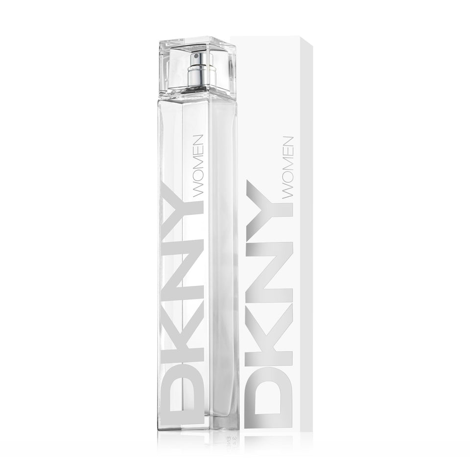 DKNY Women Energizing EDT bottle on vanity, ideal for daytime freshness and urban style