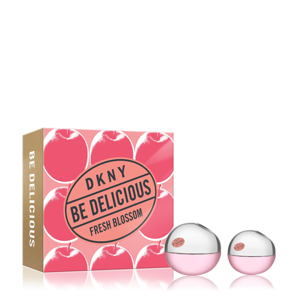 DKNY Be Delicious Fresh Blossom bottle and mini set for on-the-go spring freshness