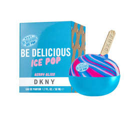 DKNY Be Delicious Ice Pop Berry Bliss bottle, crisp summer fragrance ready to wear