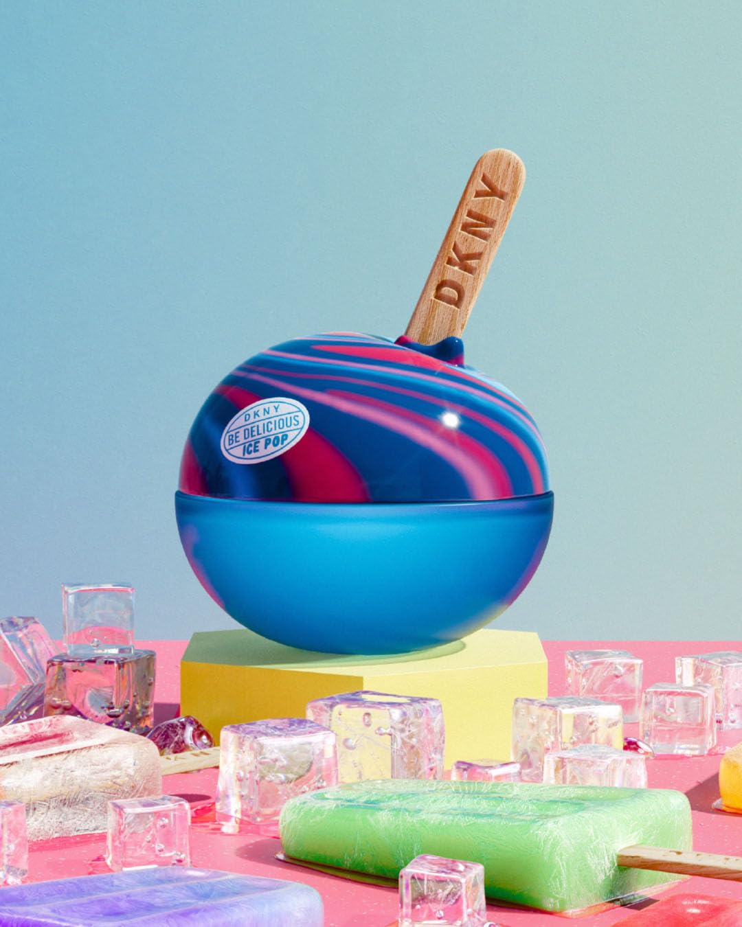 DKNY Be Delicious Ice Pop Berry Bliss spray nozzle for easy pulse-point application