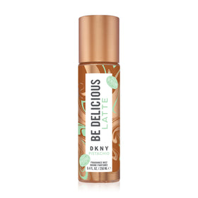 DKNY Be Delicious Latte Pistachio bottle highlighting rich notes for everyday wear