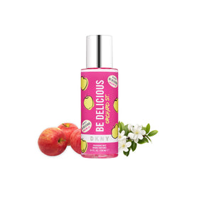 DKNY Be Delicious Orchard St mist dispensing for a quick wrist refresh.