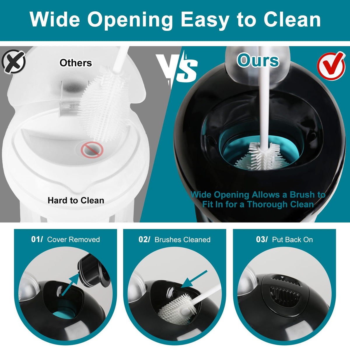 DKURQG extendable-arm offers customizable spa-like comfort.