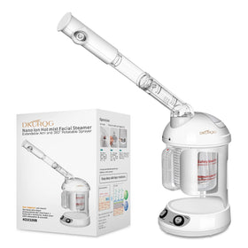 DKURQG Nano Ionic Facial Steamer front view highlighting home spa hydration