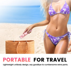DLALCSA compact, lightweight design fits in a makeup bag.