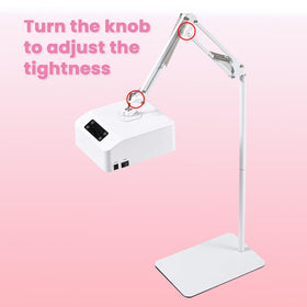 DLITISH UV foot lamp portable design fits studio and home pedicures.