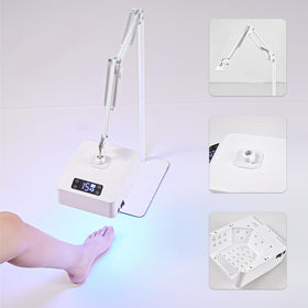 DLITISH UV foot lamp stand for stable pedicure sessions and hands-free curing.
