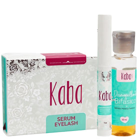 D'Luchi Kaba eyelash serum bottle showing the improved formula for lash growth