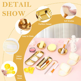 Dlugopis 3-compartment vanity tray stores lotions neatly.