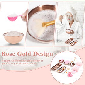 Dlugopis facial fan brushes for gentle, even product distribution