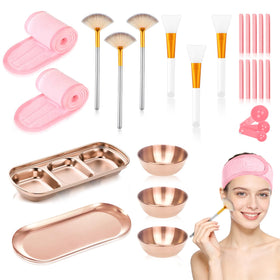 Dlugopis rose gold facial mixing bowls for smooth, precise mask prep