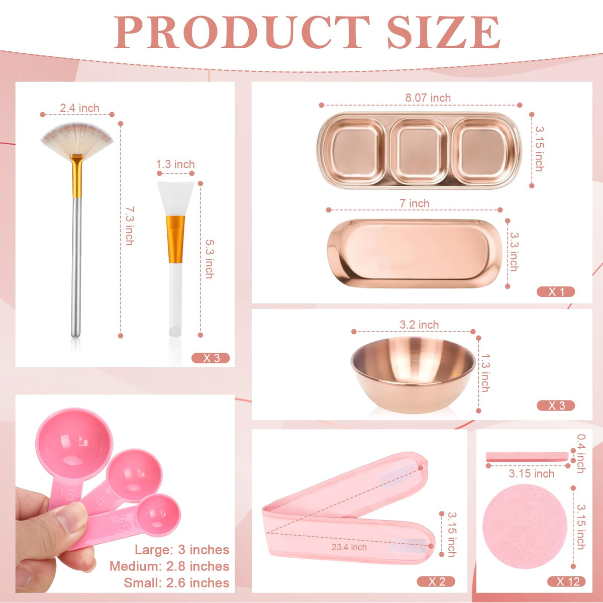 Dlugopis skincare tray keeps tools neatly organized