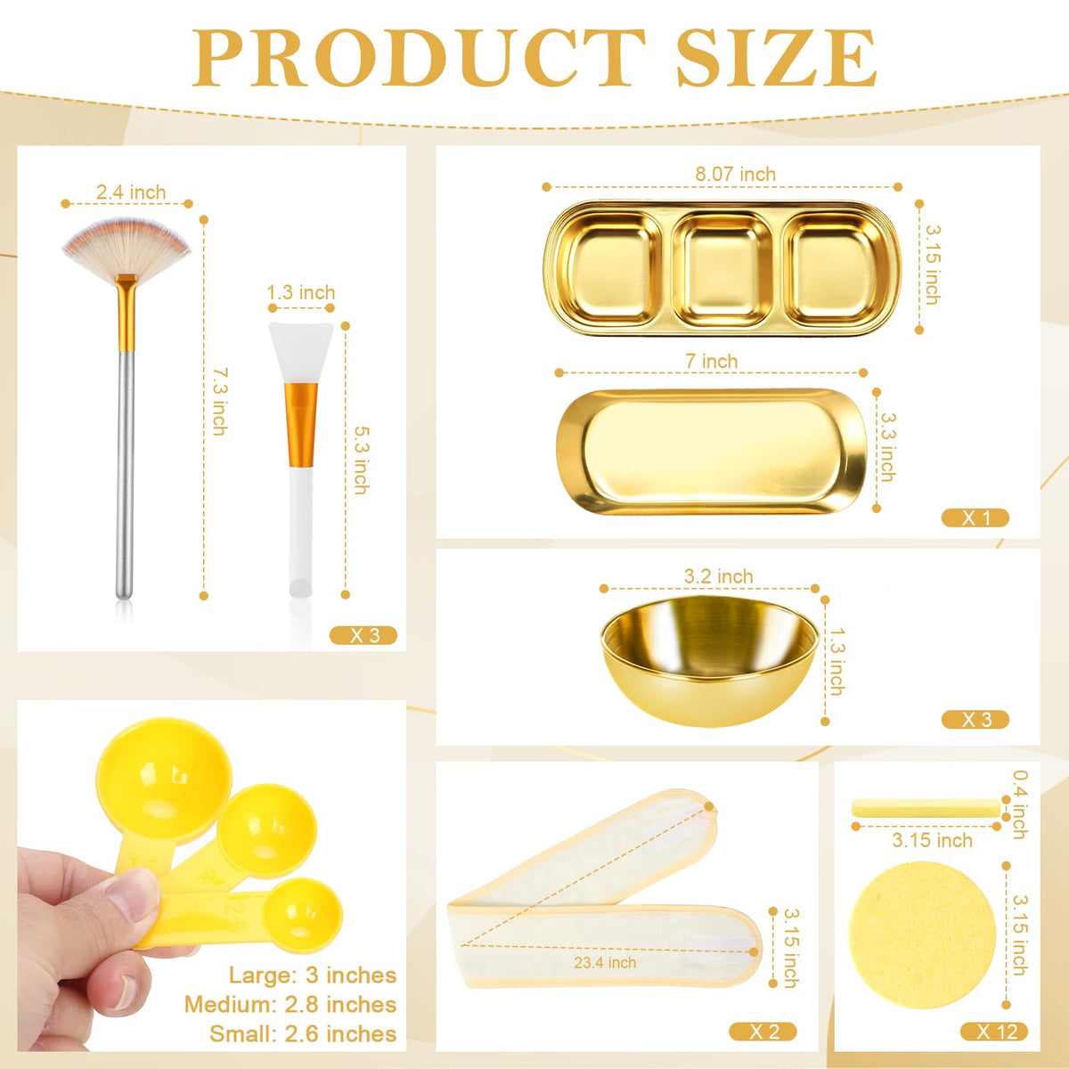 Dlugopis skincare tray to organize tools during routines.