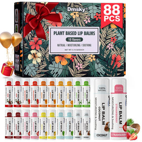 Dmsky lip balm cherry flavor for daily hydration and fragrance.