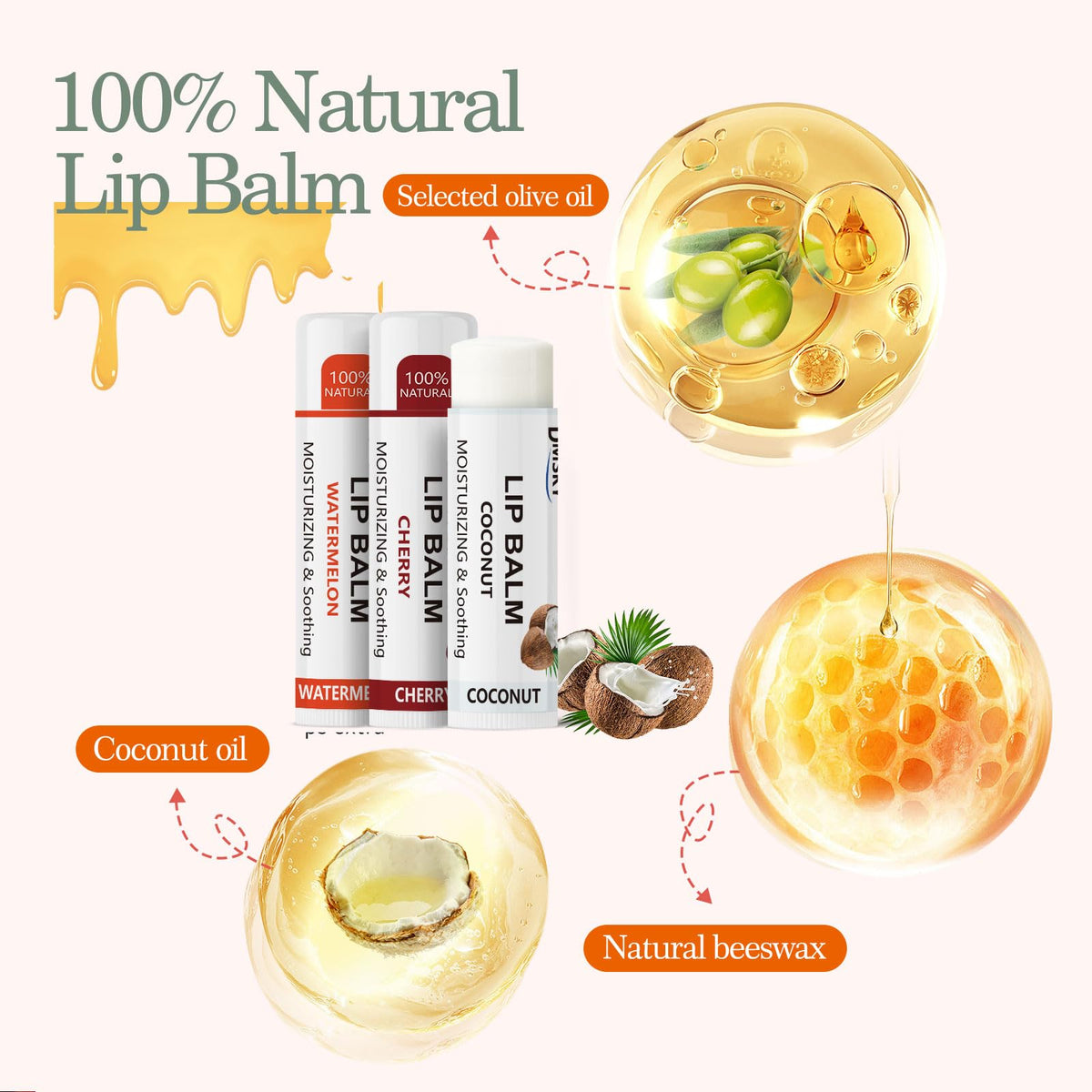 Dmsky mint lip balm delivers cooling, long-lasting moisture.