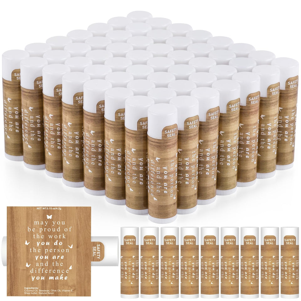 DMSKY appreciation lip balm bulk pack for staff gifts.