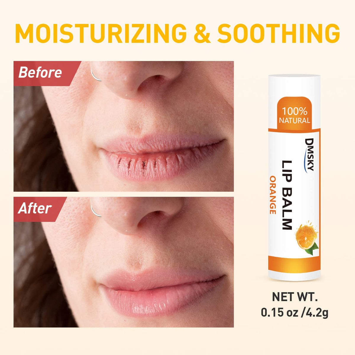 DMSKY lip balm individually sealed packs, perfect as event favors and gifts
