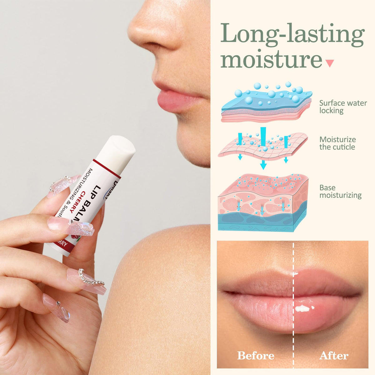 Dmsky lip balm bulk pack rose flavor adds gentle floral care.
