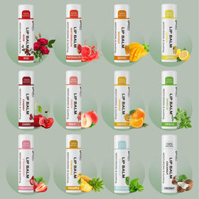 Dmsky lip balm bulk pack vanilla flavor keeps lips moisturized all day.