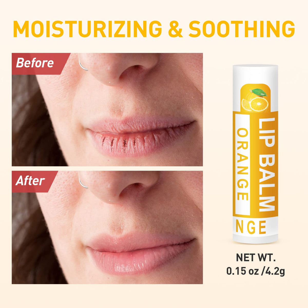 DMSKY coconut lip balm flavor nourishes with natural oils for soft lips