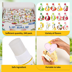 DMSKY lip balm packaging is compact and travel friendly for daily use