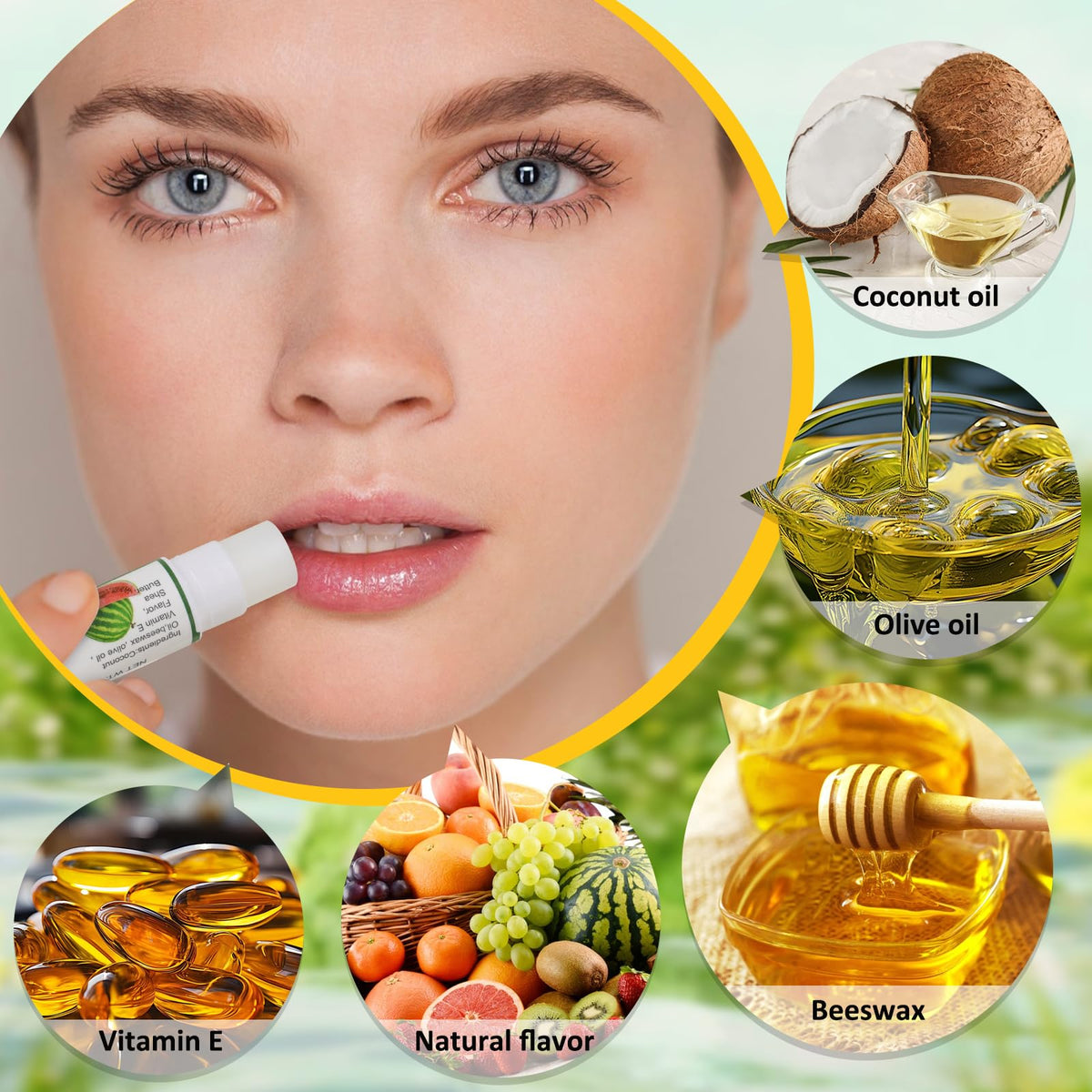 DMSKY lip balm compact tubes for on-the-go hydration and easy storage