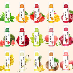 DMSKY lip balm with coconut oil and vitamin E for nourished lips