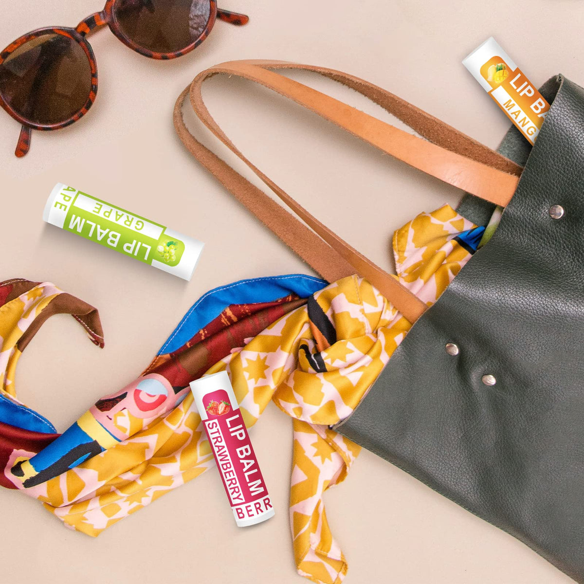 DMSKY pineapple lip balm flavor moisturizes lips and lifts mood