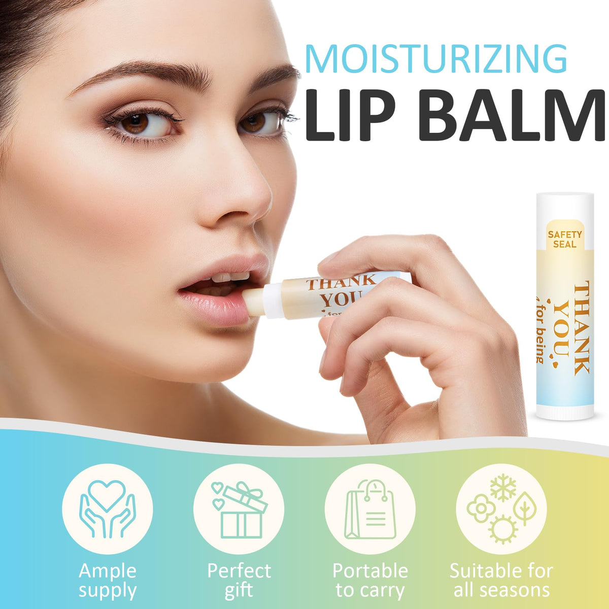 Dmsky sealed lip balm, easy to open and share.