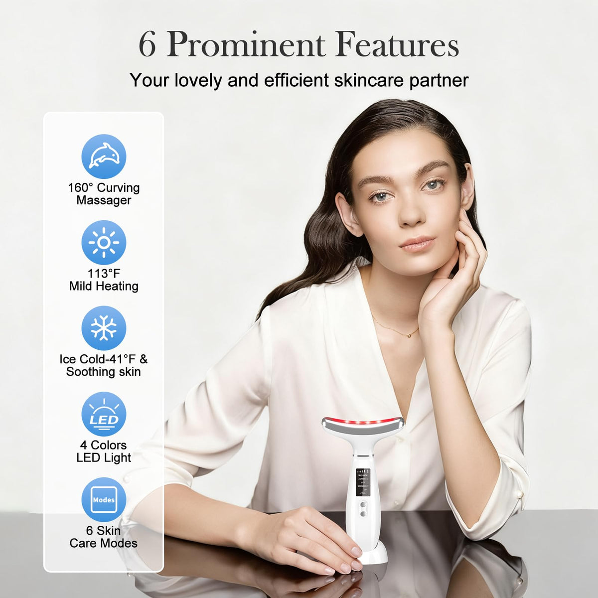 Dmtdnid four-color LED device supports diverse at-home skin benefits.