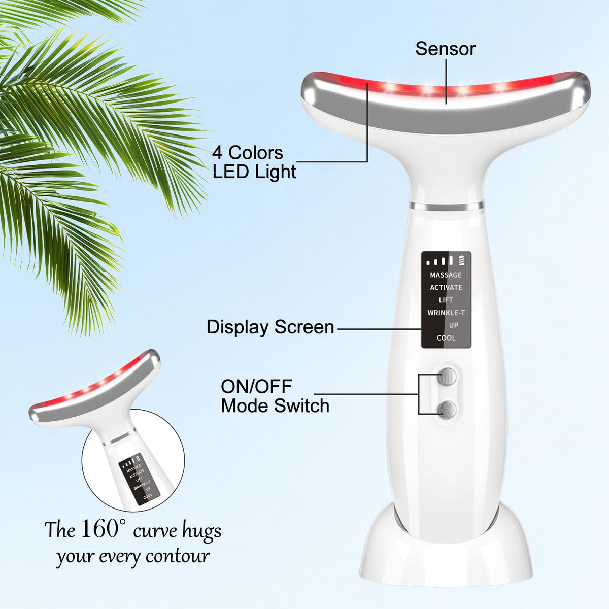 Dmtdnid micro-current vibration facial enhances texture during regular sessions.