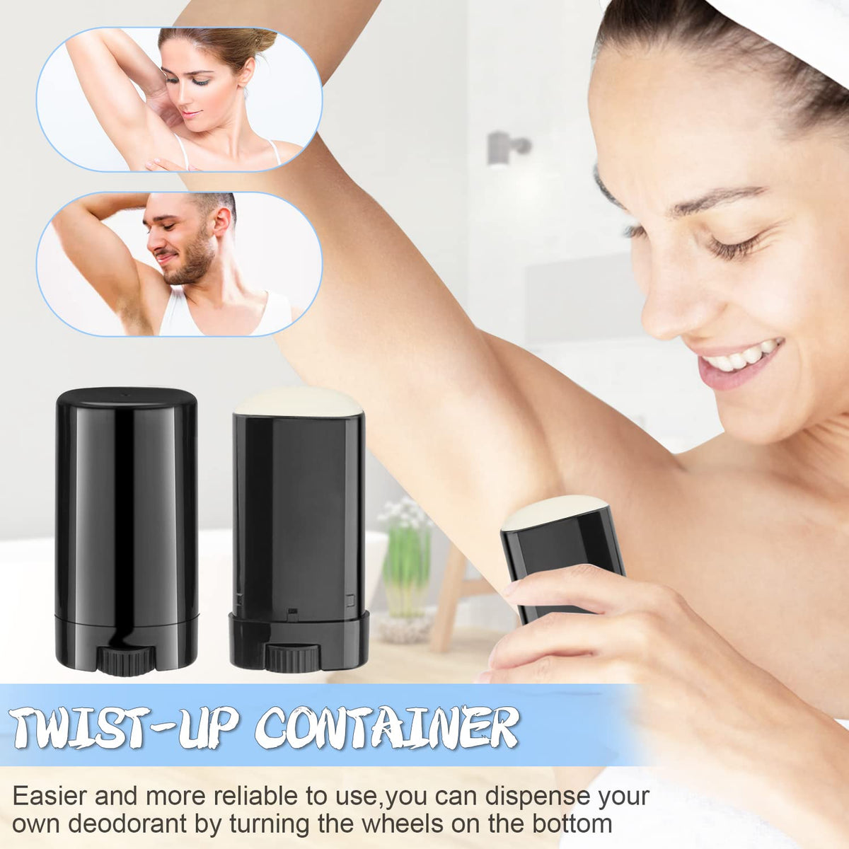DMuuuDM no-leak design cap with recyclable PP body keeps contents secure.