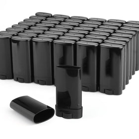 DMuuuDM oval twist-up deodorant container 50-pack, easy dispensing for homemade solid products.