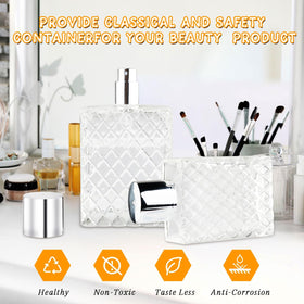 DMuuuDM luxurious quilted-glass look enhances homemade fragrance.