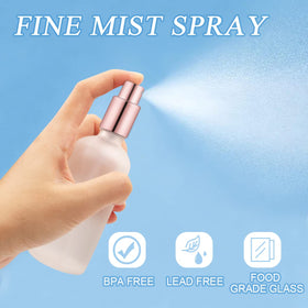 DMuuuDM rose-gold sprayer cap adds style and secure sealing