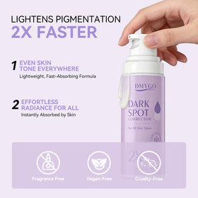 DMYGO serum on hand showing hydration and natural glow for daily care.