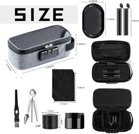 DNGGRINDER storage bag side view with open compartments for easy access.