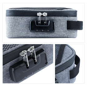 DNGGRINDER travel-ready case in use during a trip.