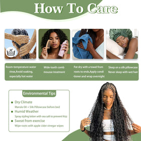 DNLOA natural look bulk hair suited for African American styles.