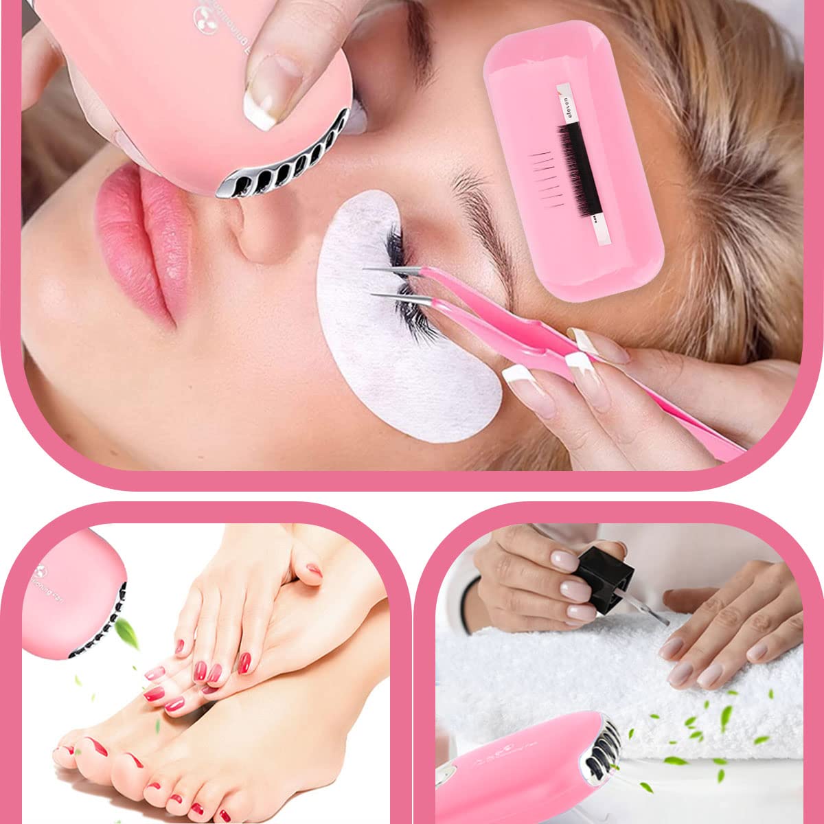 DNSGOOR lash cleaner 60ml for gentle cleansing