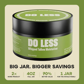 Do Less face body hands multi-use cream in skin application