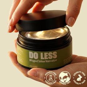 Do Less natural-scented formula close-up emphasizes clean ingredients